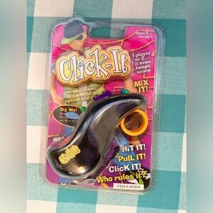 NEW VTG 1999 CLICK IT GAME BOP IT MGA ENTERTAINMENT SEALED ELECTRONIC HANDHELD